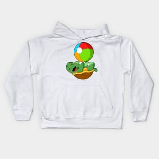 Turtle with Water polo Kids Hoodie